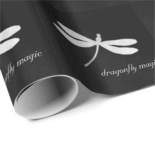 Dragonfly Magic Wrapping Paper Cadeaupapier (Rol Hoek)