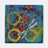 DRAGONFLY-magneet Magneet (Voorkant)