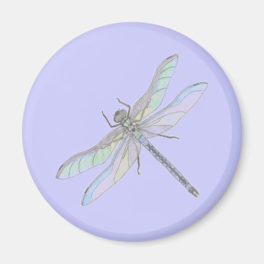 DRAGONFLY magnet (lavender) (Voorkant)