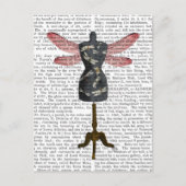 Dragonfly Mannequin Briefkaart (Voorkant)
