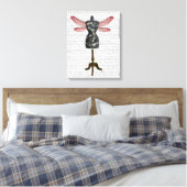 Dragonfly Mannequin Canvas Afdruk (Insitu (Slaapkamer))