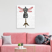 Dragonfly Mannequin Canvas Afdruk (Insitu (Woonkamer))