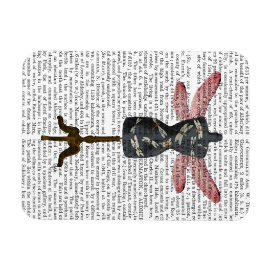 Dragonfly Mannequin Magneet (Horizontaal)