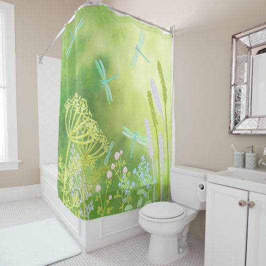 Dragonfly Meadow Douchegordijn (In situ)