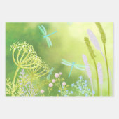 Dragonfly Meadow Inpakpapier Vel (Voorkant)