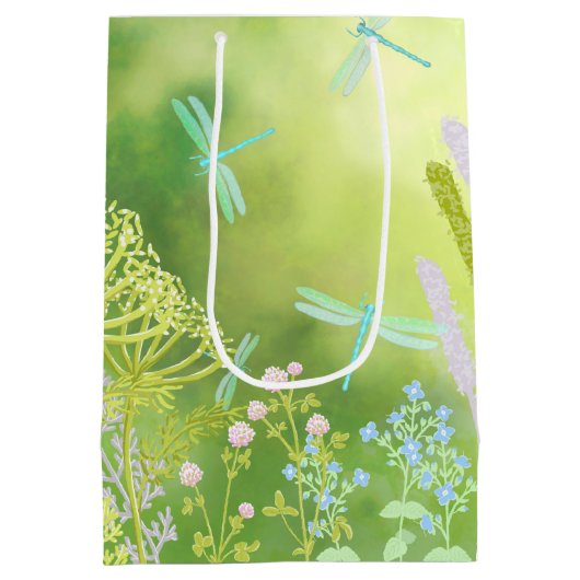 Dragonfly Meadow Medium Cadeauzakje (Achterkant)