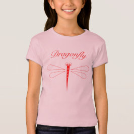 Dragonfly - Meisjes' Bella Fied Babydoll T-Shirt