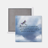 Dragonfly Memorial Poem Magneet (Voorkant / Achterkant)