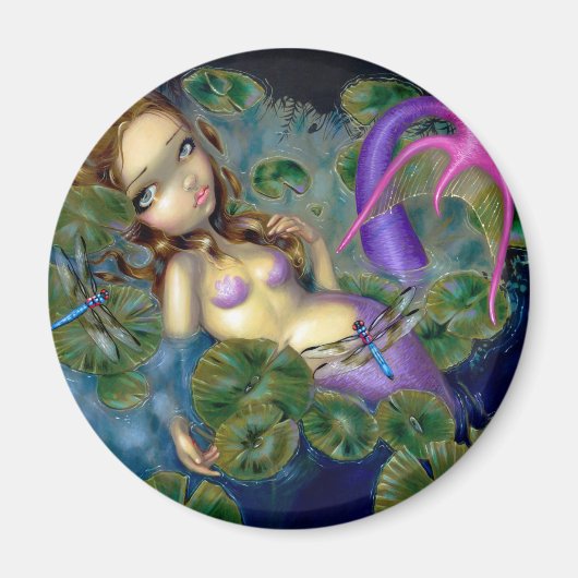 "Dragonfly Mermaid" magneet (Voorkant)