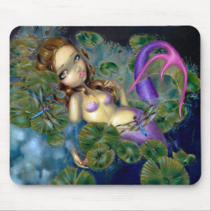 "Dragonfly Mermaid" Mousepad Muismat