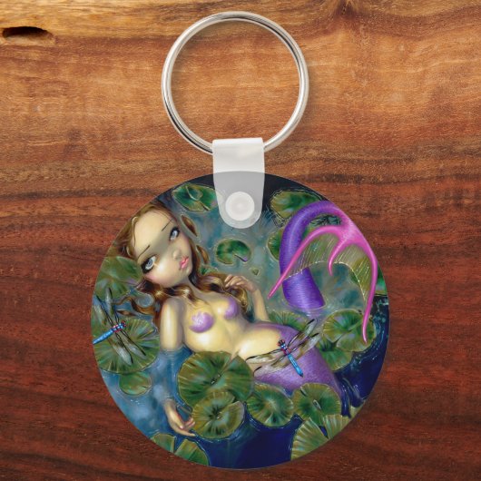 "Dragonfly Mermaid"-Sleutelhanger Sleutelhanger (Voorkant)