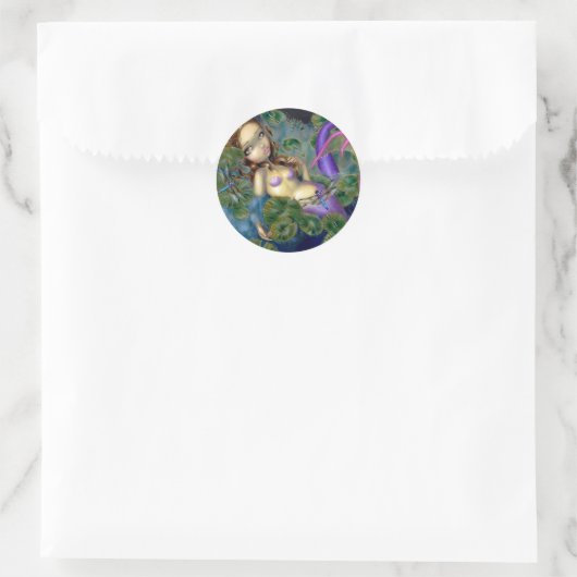 "Dragonfly Mermaid" Sticker (Tas)