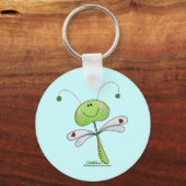 Dragonfly met harten sleutelhanger (Voorkant)