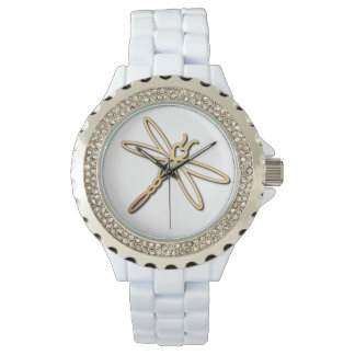 Dragonfly met harthoofd horloge