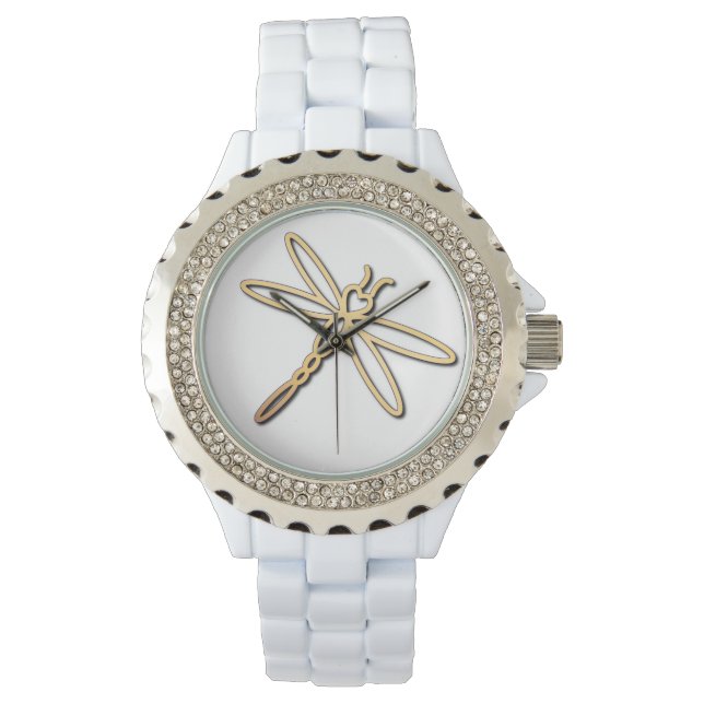 Dragonfly met harthoofd horloge (Voorkant)