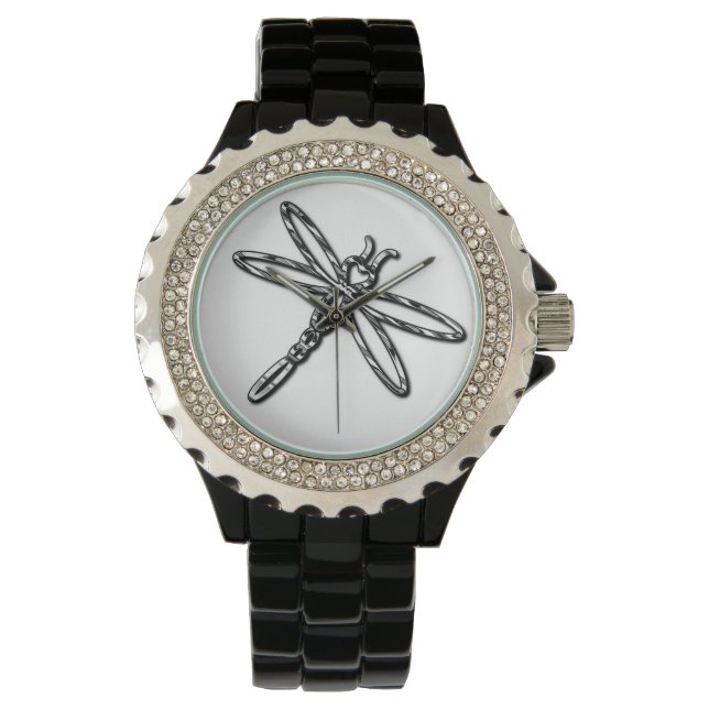 Dragonfly met harthoofd horloge (Voorkant)
