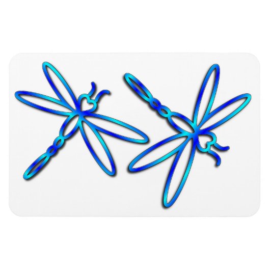 Dragonfly met harthoofd magneet (Horizontaal)