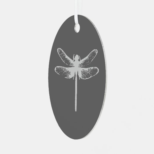 Dragonfly Metalen Ornament (Voorkant links)