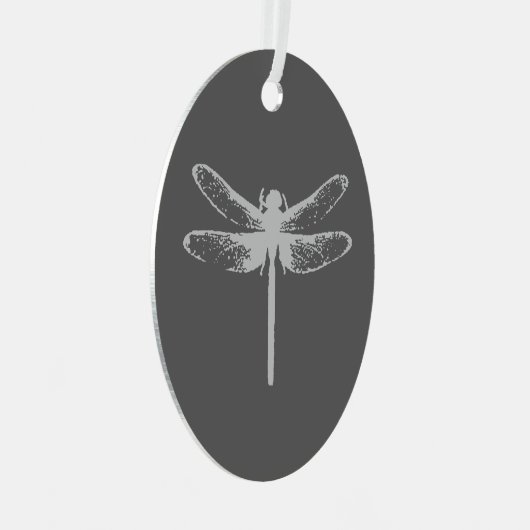 Dragonfly Metalen Ornament (Voorkant Rechts)