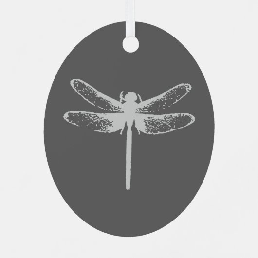 Dragonfly Metalen Ornament (Achterkant)