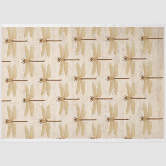 Dragonfly-meubelpapier Tissuepapier (Voorkant)