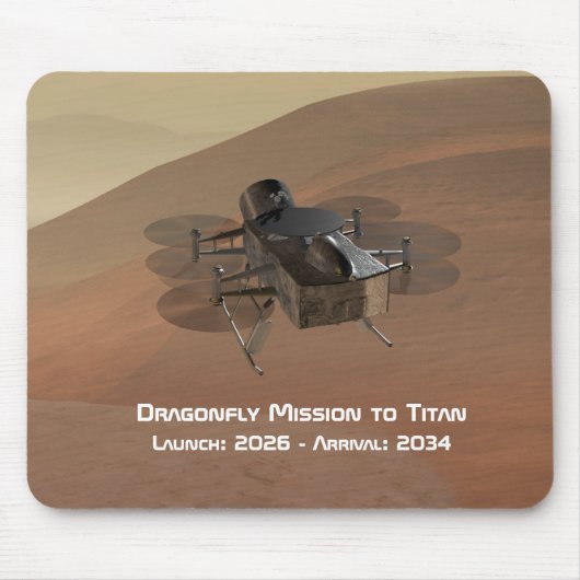 Dragonfly Mission to Titan Muismat (Voorkant)
