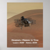 Dragonfly Mission to Titan Poster (Voorkant)