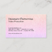 Dragonfly | Modern design Visitekaartje (Achterkant)