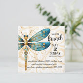 Dragonfly Moederdag Brunch Kaart (Staand voorkant)