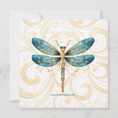 Dragonfly Moederdag Brunch Kaart (Achterkant)