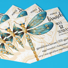 Dragonfly Moederdag Brunch Kaart