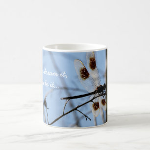 Dragonfly Mok; als je het kunt dromen, kun je het. Koffiemok