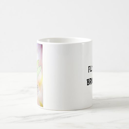 Dragonfly-Mok: Goed vliegen, Bright One! Koffiemok (Center)