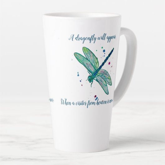 Dragonfly-mok Latte Mok (Rechterhoek)