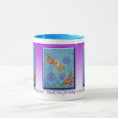 Dragonfly-Mok rondom zijderige dragonfly Mok (Midden)