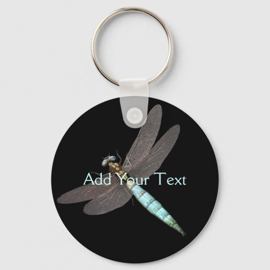 Dragonfly Monogram Business Sleutelhanger (Voorkant)
