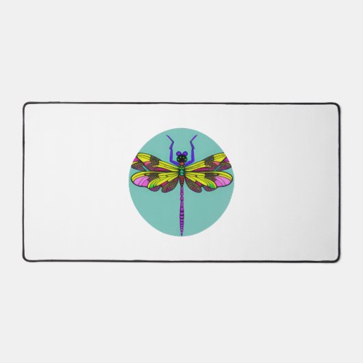 Dragonfly Mooi, kleurrijk en Bureaumat (Voorkant)