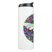 Dragonfly Mooi, kleurrijk en Thermosbeker (Gedraaid links)