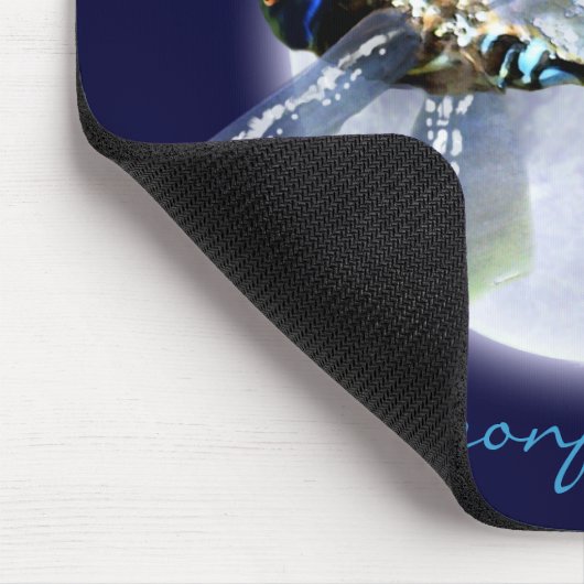 DRAGONFLY & MOON Fantasy Mousepad Muismat (Hoek)