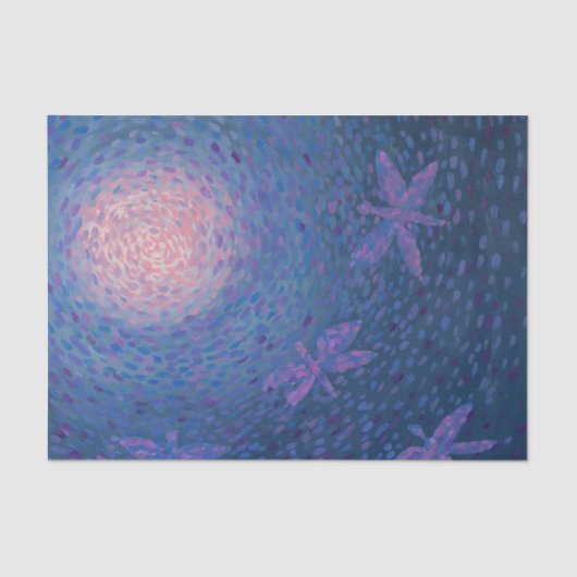 Dragonfly Moon Tissuepapier (Voorkant)