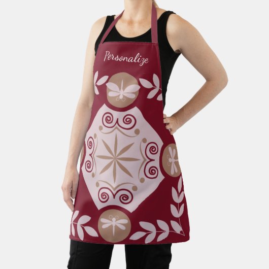 Dragonfly Moroccan Mosaic Tegel Pattern Personaliz Schort (Insitu)