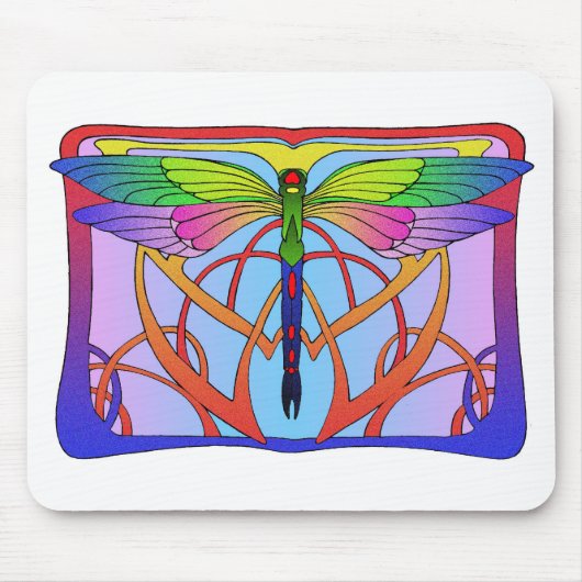 Dragonfly Mousepad Muismat (Voorkant)
