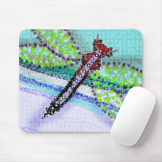 dragonfly Mousepad Muismat (Met muis)