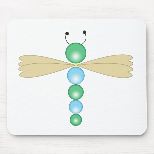 Dragonfly Mousepad Muismat (Voorkant)