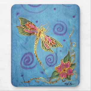 Dragonfly Mousepad over zijde geslepen Muismat