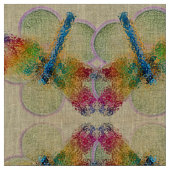 Dragonfly Multi-kleurig Stof (Close Up)