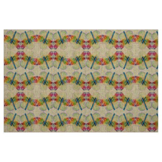 Dragonfly Multi-kleurig Stof (Fat Quarter)