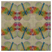 Dragonfly Multi-kleurig Stof (Swatch)