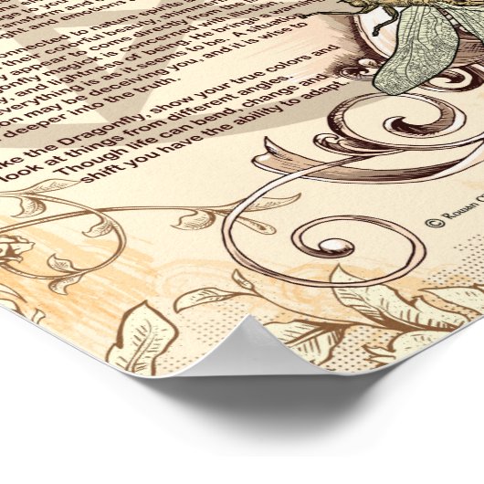 DRAGONFLY MYTHOLOGY POSTER (Hoek)