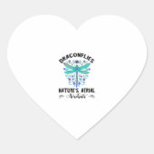 Dragonfly Nature Insect Nature's Aerial Acrobat Dr Hart Sticker (Voorkant)